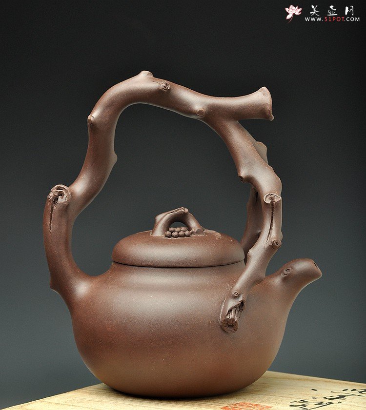 紫砂壶图片： 丰收提梁 - 宜兴紫砂壶网