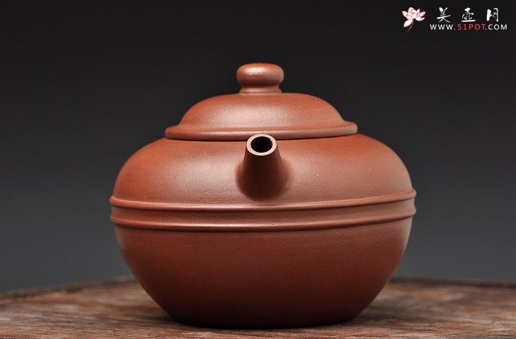 紫砂壶图片：潘小东全手新作 追慕古韵  明式腰线  - 宜兴紫砂壶网