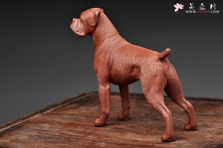 紫砂壶图片：李爱民之拳师 旺财 精品代表作 野性的呼唤o(∩_∩)o  - 宜兴紫砂壶网