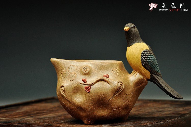 紫砂壶图片：许卫星 喜上眉梢公道杯 栩栩如生 别有情趣 - 宜兴紫砂壶网