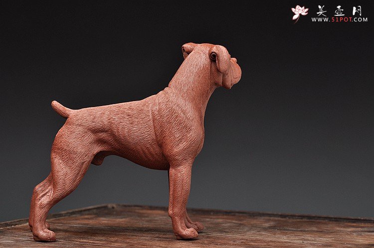 紫砂壶图片：李爱民之拳师 旺财 精品代表作 野性的呼唤o(∩_∩)o  - 宜兴紫砂壶网