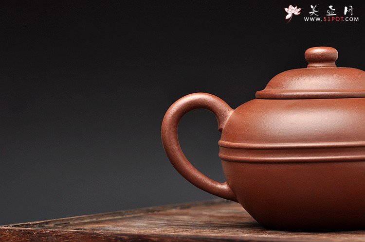 紫砂壶图片：潘小东全手新作 追慕古韵  明式腰线  - 宜兴紫砂壶网