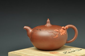 紫砂壶图片： 田园情思逸味 瓜趣 - 宜兴紫砂壶网