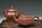 紫砂壶图片：何卫枫近作 全手工 六方对壶 - 宜兴紫砂壶网