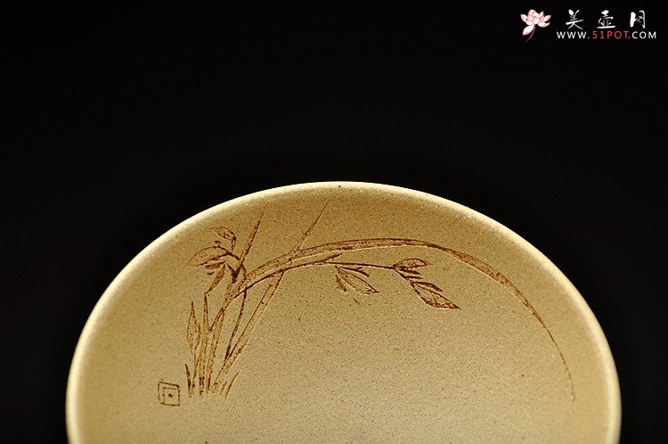 紫砂壶图片：一套梅兰竹菊 茶室之美 乳香杯 - 宜兴紫砂壶网