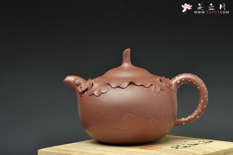 紫砂壶图片：蔡一强新作和合 造型新颖 送礼佳作 - 宜兴紫砂壶网