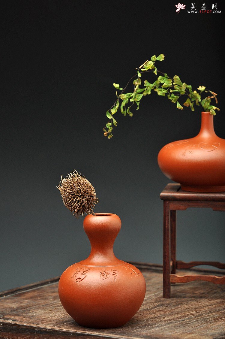 紫砂壶图片：文房雅玩之小花瓶 造型可爱新颖~ 均是单个~ - 宜兴紫砂壶网