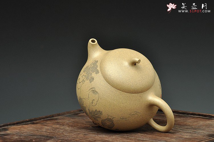 紫砂壶图片：曼生匏瓜 颇有玩味~~ - 宜兴紫砂壶网