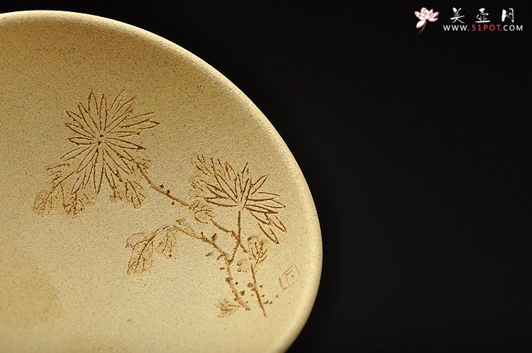 紫砂壶图片：一套梅兰竹菊 茶室之美 乳香杯 - 宜兴紫砂壶网