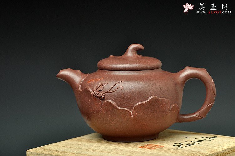 紫砂壶图片：福音多子 贴塑花器 吉祥寓意 - 宜兴紫砂壶网