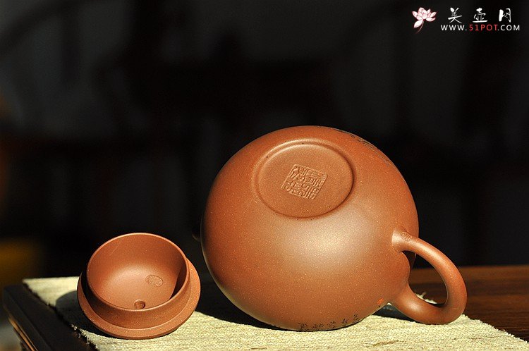 紫砂壶图片：意境之美 一团和气之大掇球 优质老清水 - 宜兴紫砂壶网