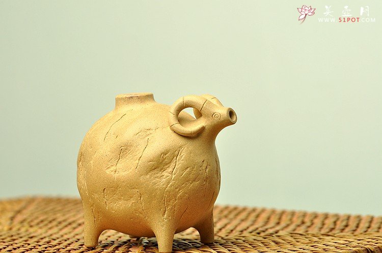 紫砂壶图片：~ 可爱的文房水注~萌茶宠之吉羊 - 宜兴紫砂壶网