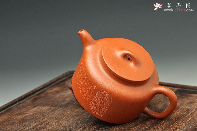 紫砂壶图片：端庄周正  静心之作  全手舍得井栏  - 宜兴紫砂壶网