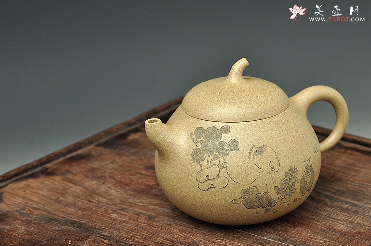 紫砂壶图片：曼生匏瓜 颇有玩味~~ - 宜兴紫砂壶网