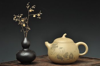 紫砂壶图片：曼生匏瓜 颇有玩味~~ - 宜兴紫砂壶网