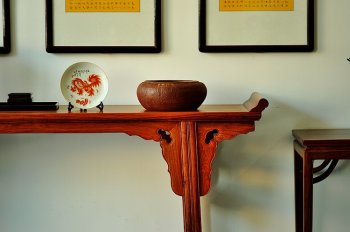 紫砂壶图片：青铜文化之文房水洗 全手工 古朴大方 - 宜兴紫砂壶网