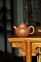 紫砂壶图片：意境之美 一团和气之大掇球 优质老清水 - 宜兴紫砂壶网