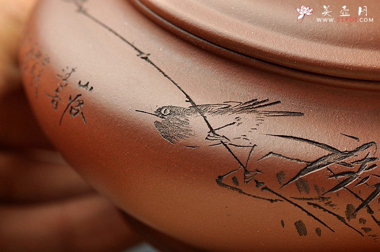 紫砂壶图片：张云熙最新作品 线条流畅 凤鸣 - 宜兴紫砂壶网