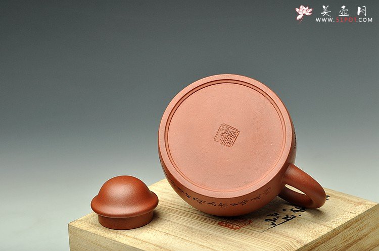 紫砂壶图片：天地悠悠 敦厚纯朴 乐天知命 紫砂经典器形 渔翁 - 宜兴紫砂壶网