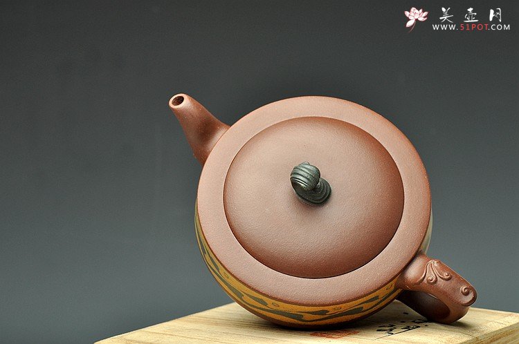 紫砂壶图片：闵祥君经典代表作 三色通透胶泥 颇具难度  大碧浪 - 宜兴紫砂壶网