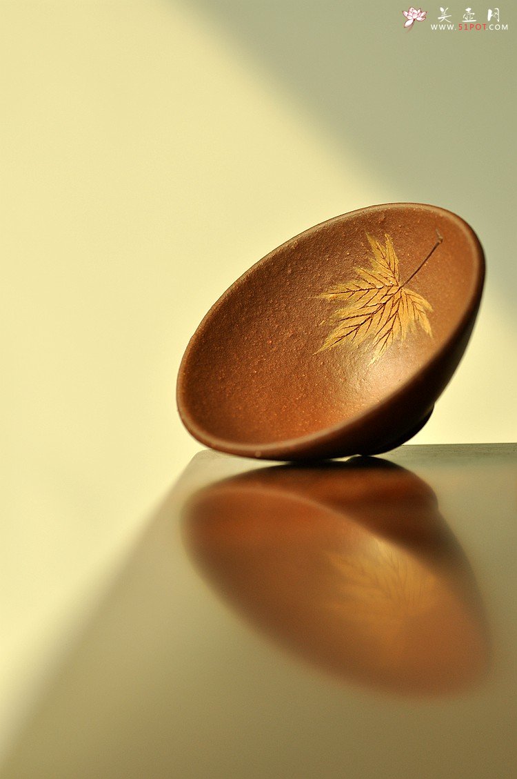 紫砂壶图片：石丁秋韵杯  - 宜兴紫砂壶网