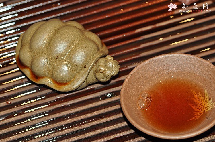 紫砂壶图片：栩栩如生 龟虽寿 - 宜兴紫砂壶网