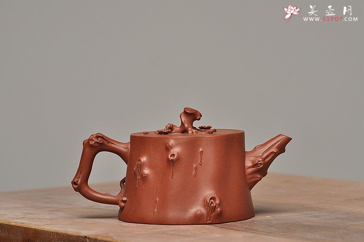 紫砂壶图片：经典 木棉桩 刚劲硬朗 - 宜兴紫砂壶网