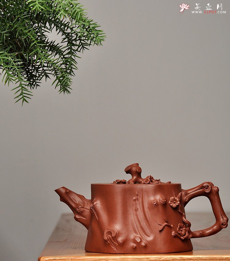 紫砂壶图片：经典 木棉桩 刚劲硬朗 - 宜兴紫砂壶网