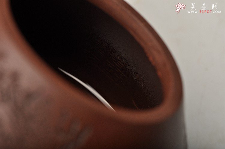 紫砂壶图片：张听刚装饰 文气十足 周路健经典代表作 全手子冶石瓢 - 宜兴紫砂壶网