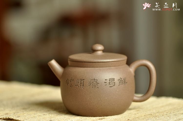 紫砂壶图片：和石装饰 万工经典之作 全手明香 实用精品 - 宜兴紫砂壶网