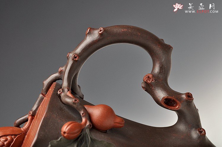 紫砂壶图片：精品重器 全手硕果 - 宜兴紫砂壶网