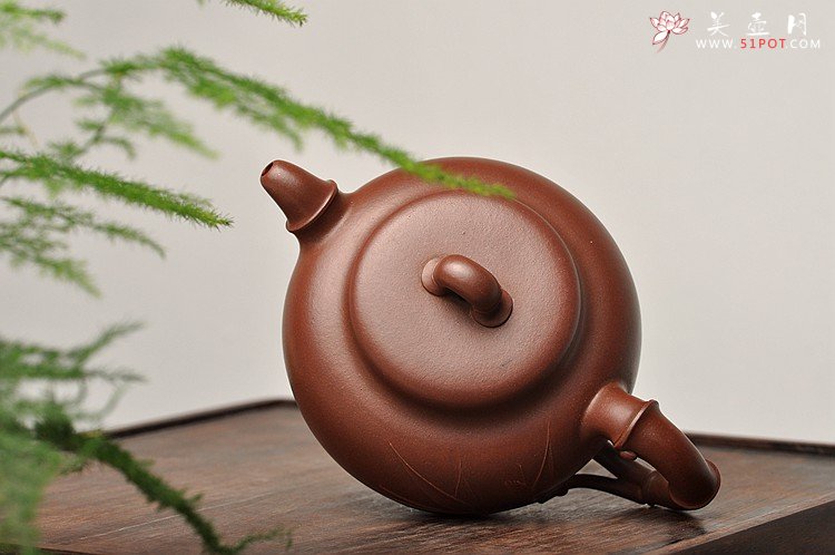 紫砂壶图片：花货实力派潘丹初 沉静秀丽 全手作品 玉竹 飘逸雅致 - 宜兴紫砂壶网