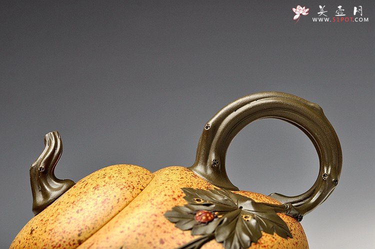 紫砂壶图片：原创作品 七彩葫芦 心意新意 孙伟强张新亚合作 孕育福禄 - 宜兴紫砂壶网