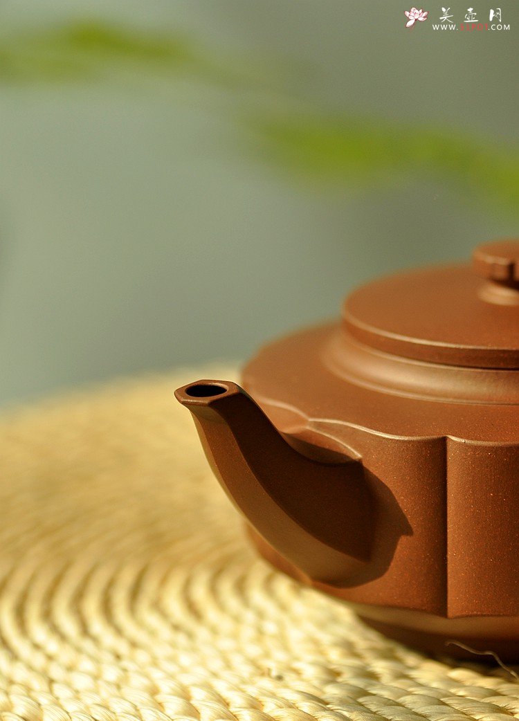 紫砂壶图片：大气磅礴 精工佳作 灼灼有力 大菱泉  - 宜兴紫砂壶网