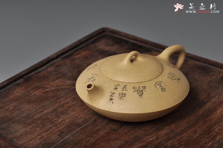 紫砂壶图片：本绿合欢 - 宜兴紫砂壶网