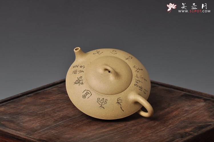 紫砂壶图片：本绿合欢 - 宜兴紫砂壶网