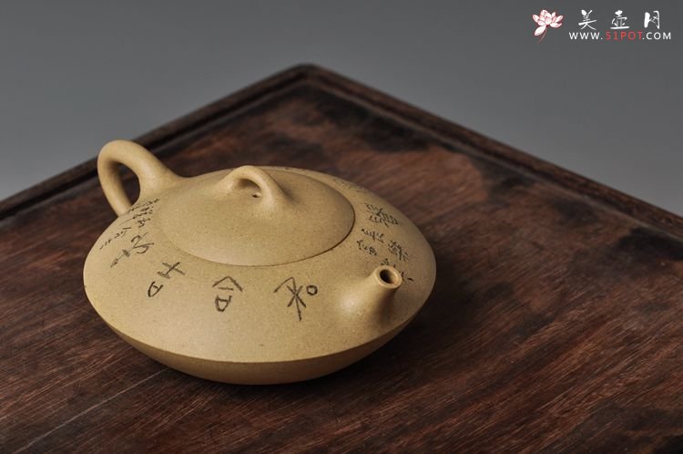 紫砂壶图片：本绿合欢 - 宜兴紫砂壶网