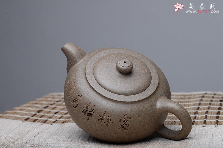 紫砂壶图片：饱满浑厚 生活感悟~ 钱伟刚原创作品 耐品之作 虚极 - 宜兴紫砂壶网