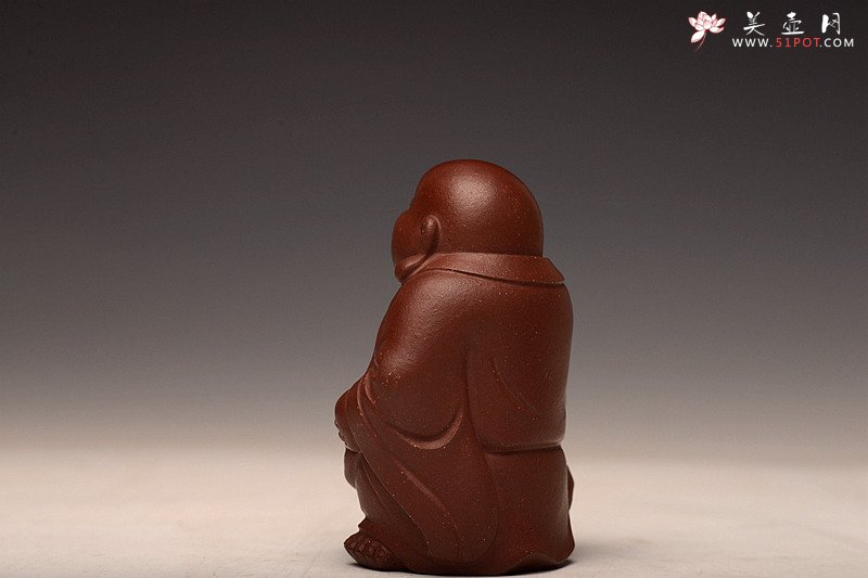紫砂壶图片：精品开心小弥勒 表情细腻 栩栩如生~ - 宜兴紫砂壶网