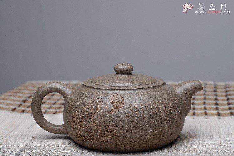 紫砂壶图片：饱满浑厚 生活感悟~ 钱伟刚原创作品 耐品之作 虚极 - 宜兴紫砂壶网