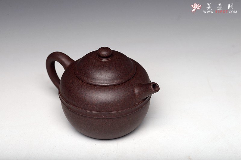 紫砂壶图片：美壶特惠 茶人最爱 实用 摹古系列之黑星土 明式腰线 - 宜兴紫砂壶网