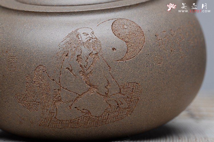 紫砂壶图片：饱满浑厚 生活感悟~ 钱伟刚原创作品 耐品之作 虚极 - 宜兴紫砂壶网