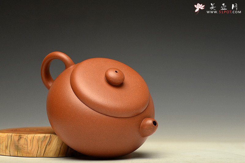 紫砂壶图片：瞿斌原创设计 秀丽不失可爱 静雅 守拙 黄龙山原矿红泥 - 宜兴紫砂壶网