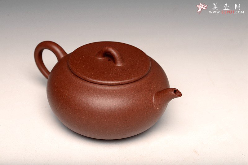 紫砂壶图片：线条优美 饱满 润玉 实用佳品 - 宜兴紫砂壶网