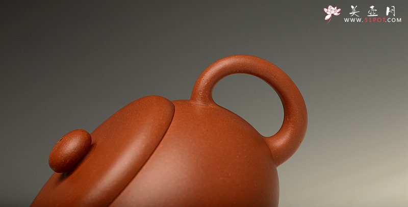 紫砂壶图片：瞿斌原创设计 秀丽不失可爱 静雅 守拙 黄龙山原矿红泥 - 宜兴紫砂壶网