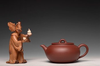 紫砂壶图片：线条优美 饱满 润玉 实用佳品 - 宜兴紫砂壶网