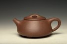 紫砂壶图片：难得老紫泥调砂 器形端庄大气  全手霸王瓢 满瓢 - 宜兴紫砂壶网