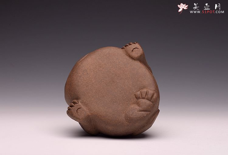 紫砂壶图片：金蟾托 - 宜兴紫砂壶网