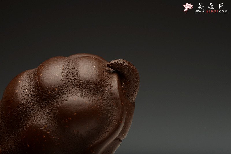 紫砂壶图片：寿龟送灵芝~ 寿上加寿o(∩_∩)o  憨态可掬 做工精致 用料讲究~ - 宜兴紫砂壶网