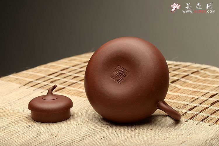 紫砂壶图片： 曼生十八式之全手一捺底葫芦 优质底槽青 经典代表作 - 宜兴紫砂壶网